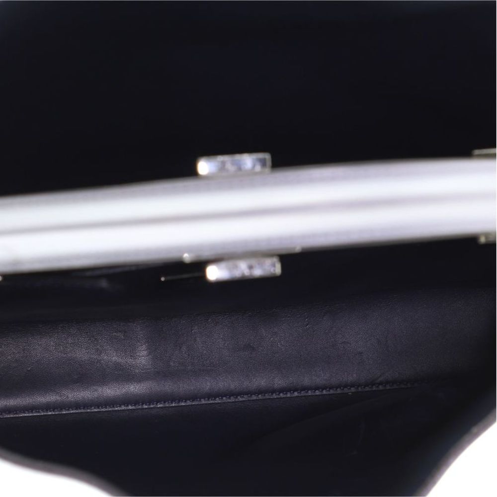 Fendi Peekaboo X-Lite Bag Leather Medium Gray - Picture 6 of 7